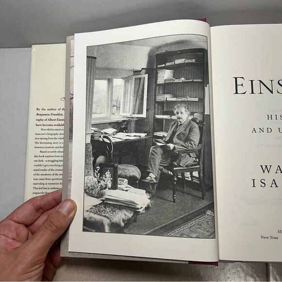 Einstein‎ His Life and Universe Book Hardcover Physicist Biography Non-Fiction - Picture 7 of 8